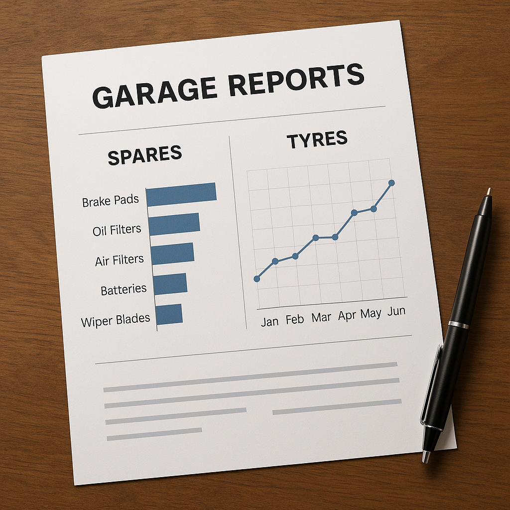 Real-time analytics and reports dashboard